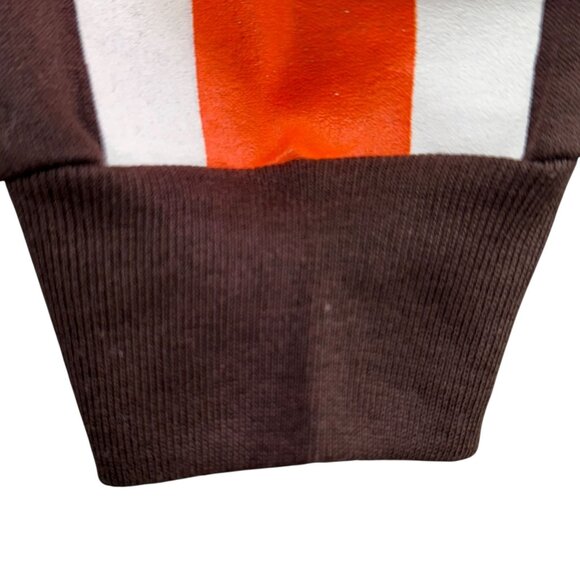 Cleveland Browns Vintage 80s Sweatshirt L Garan Inc. Brown & Orange Rare - Picture 8 of 10